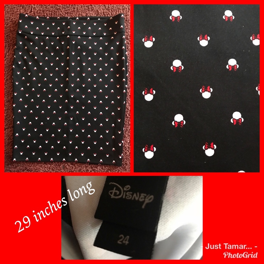 Torrid/Disney Minnie Mouse Pencil Skirt